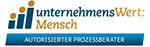 Logo unternehmensWert: Mensch Autorisierter Prozessberater
